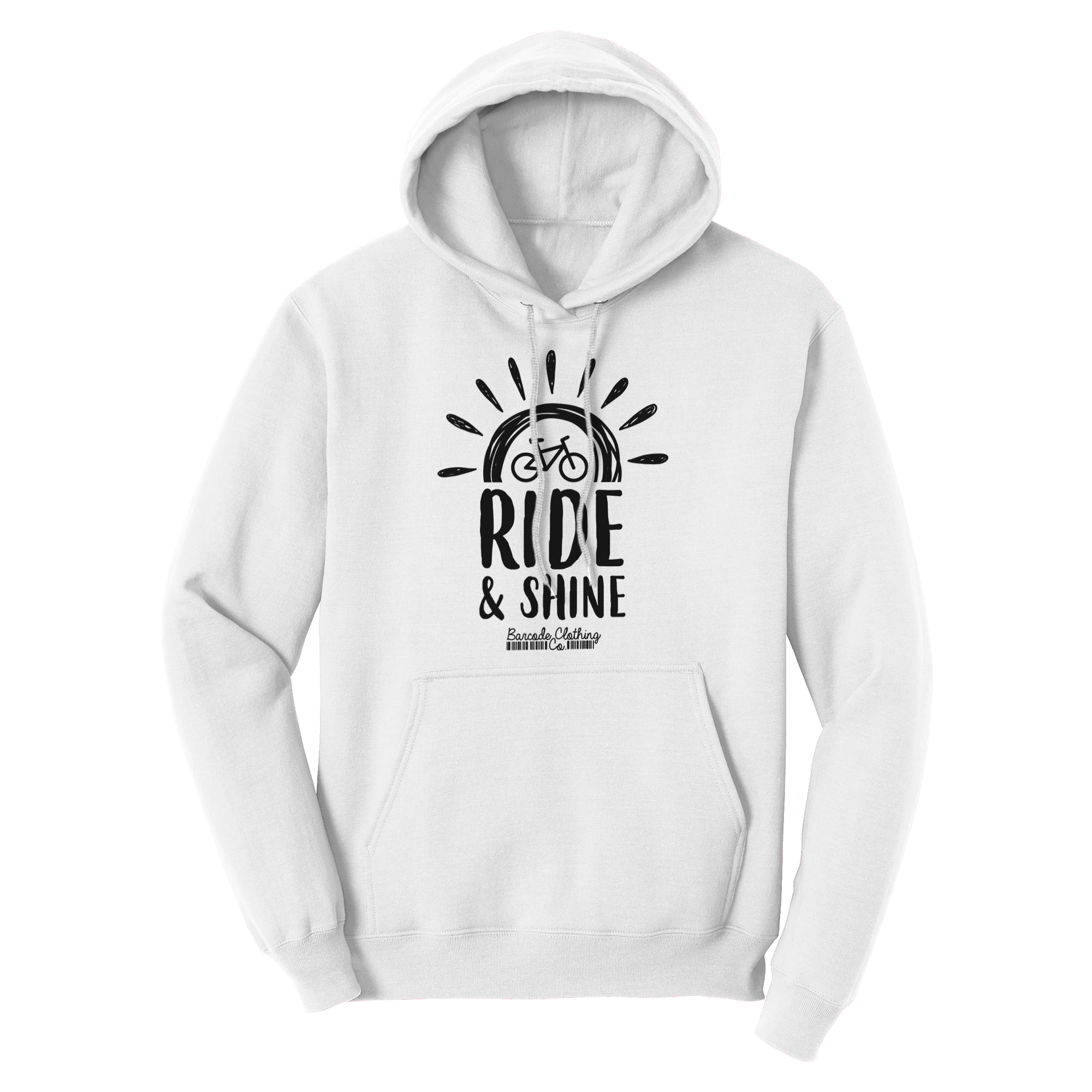 Ride and Shine Blacked Out Barcode Clothing Co