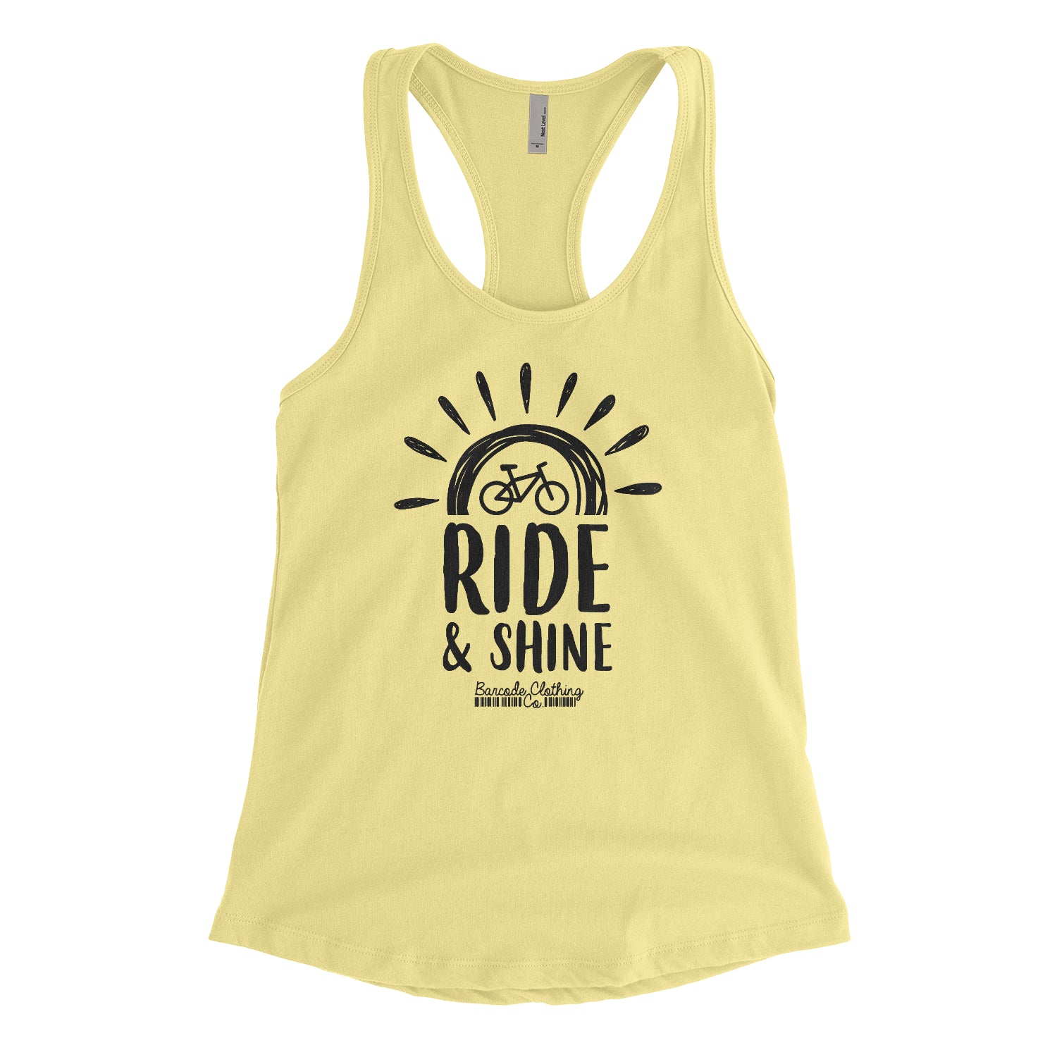 Ride and Shine Blacked Out Barcode Clothing Co
