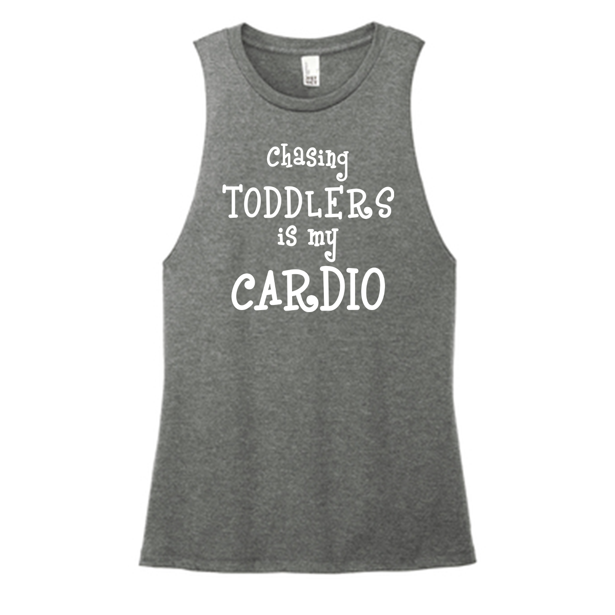 Chasing Toddlers Color Muscle Tank