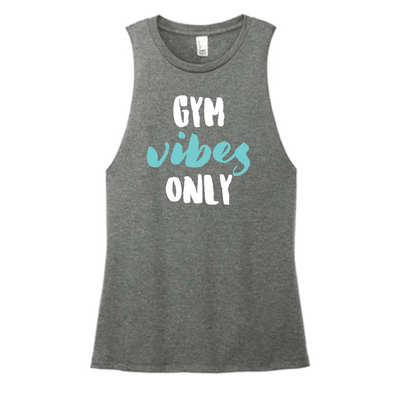 Gym Vibes Only Color Muscle Tank