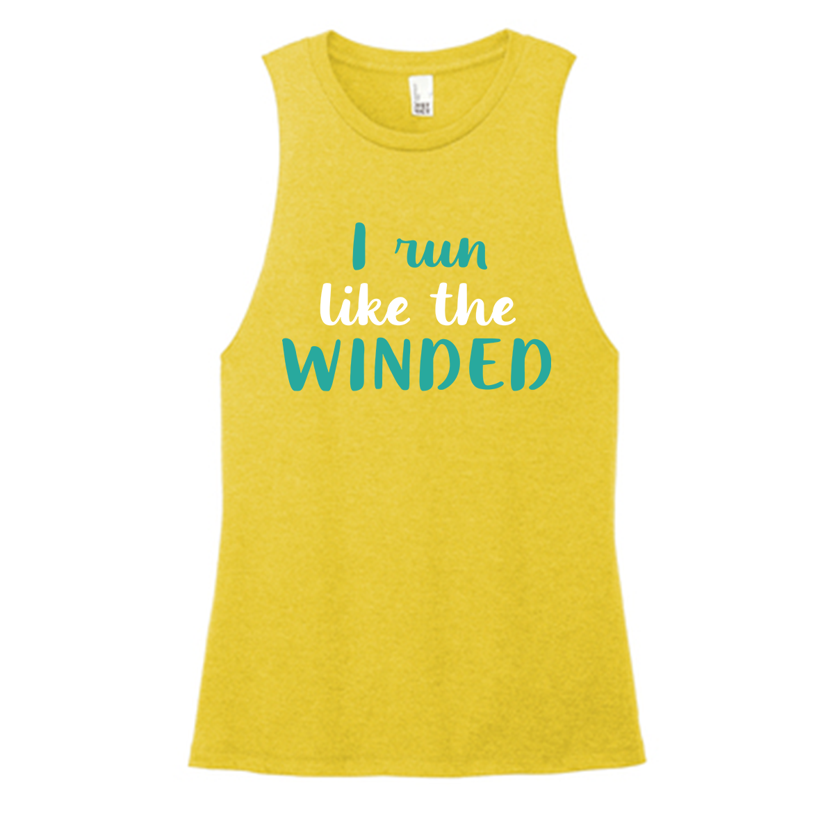 Run Like The Winded Color Muscle Tank