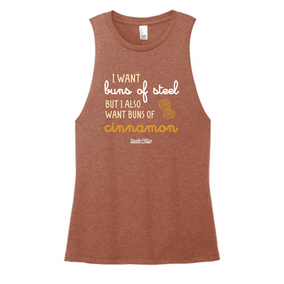 Cinnamon Buns Color Muscle Tank