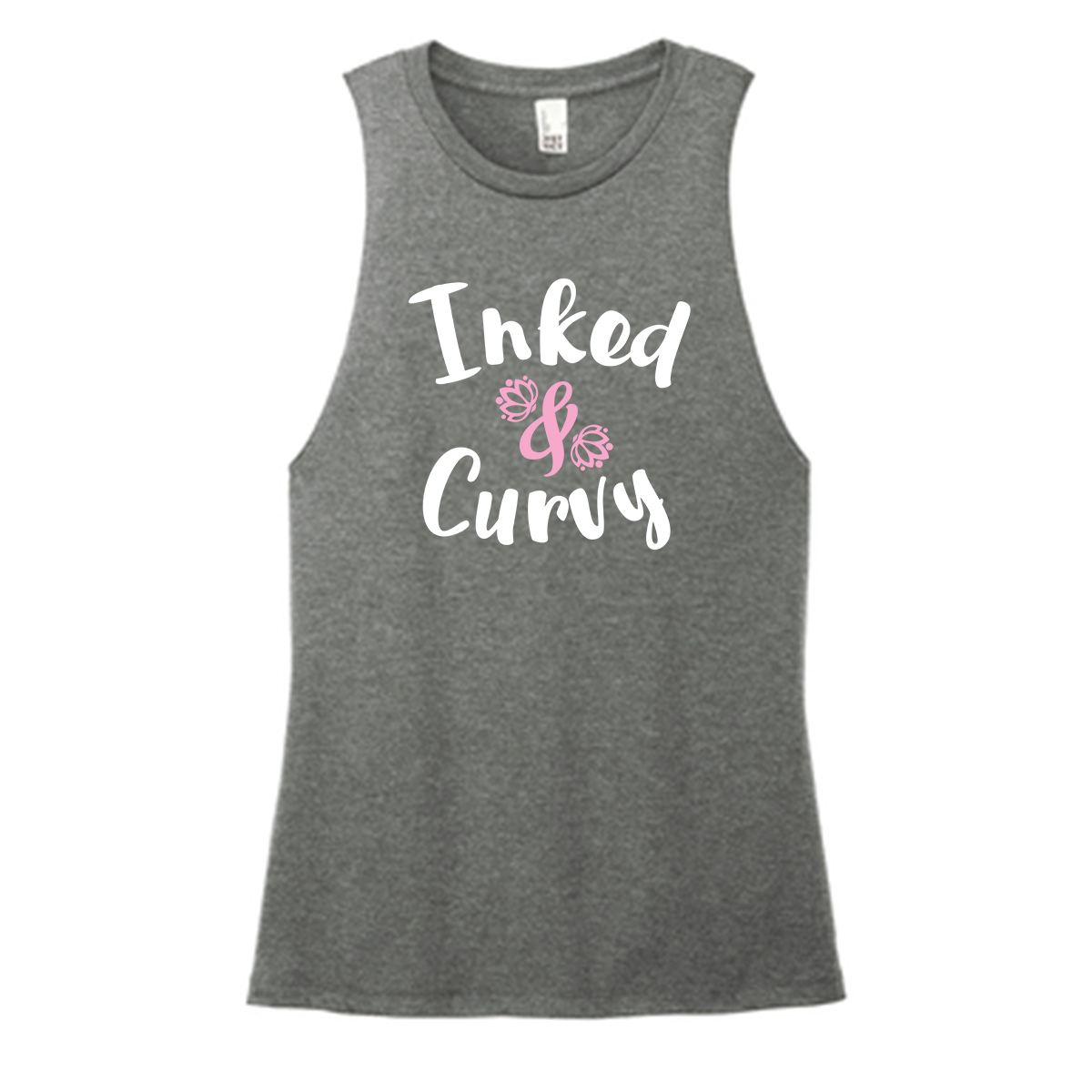 Inked & Curvy Color Muscle Tank