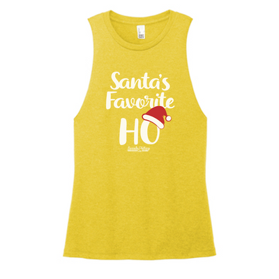 Santa's Favorite Ho Color Muscle Tank
