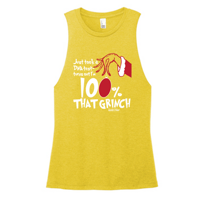 100% That Grinch Color Muscle Tank