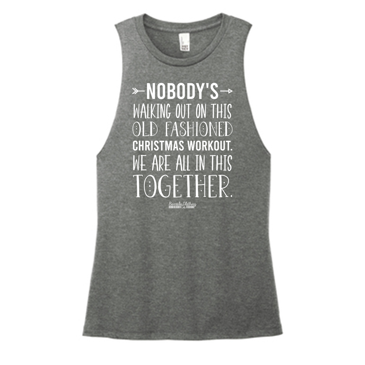 Old Fashioned Christmas Color Muscle Tank