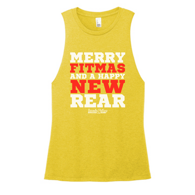 Merry Fitmas and a Happy New Rear Color Muscle Tank
