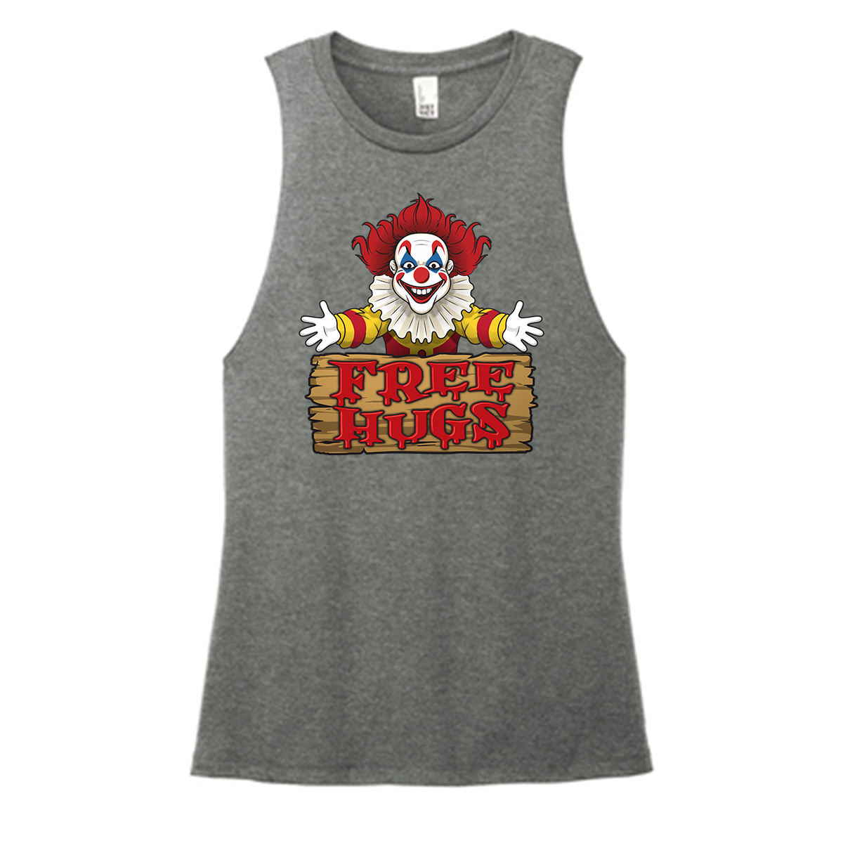 Free Hugs Color Muscle Tank