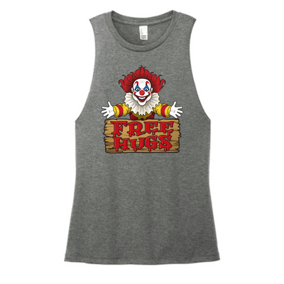 Free Hugs Color Muscle Tank