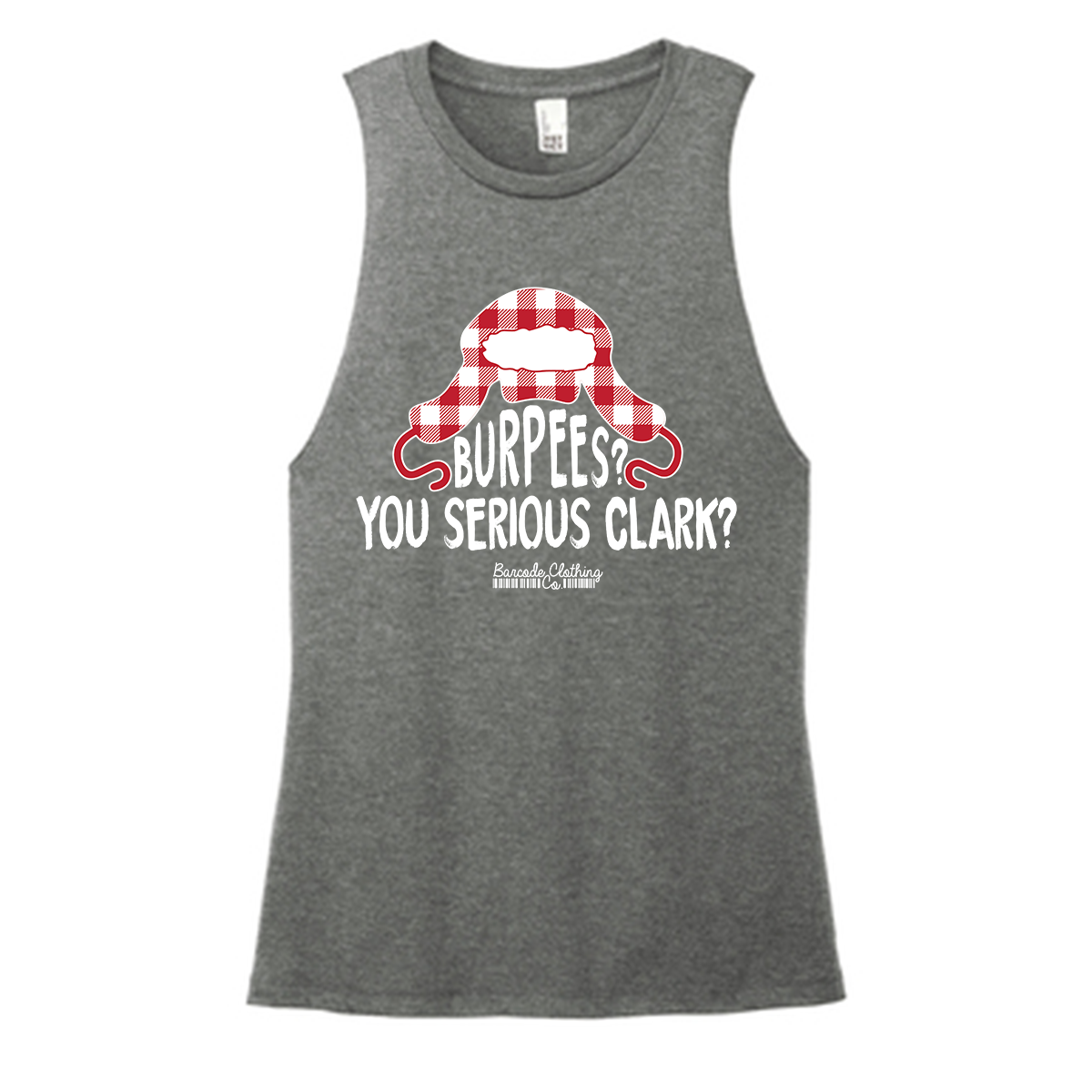 Burpees Clark Color Muscle Tank