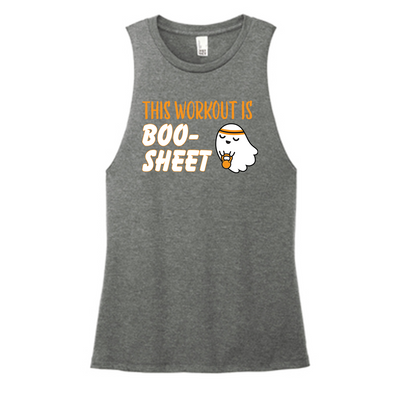 Boo-Sheet Color Muscle Tank
