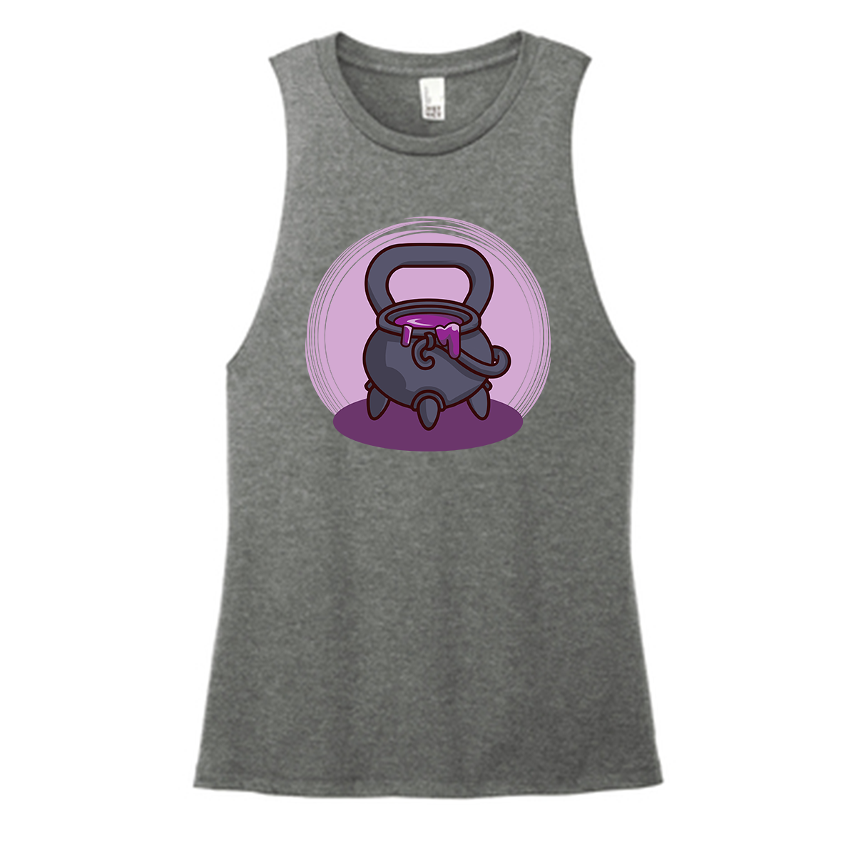 Kettlebell Couldron Color Muscle Tank