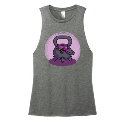 Kettlebell Couldron Color Muscle Tank