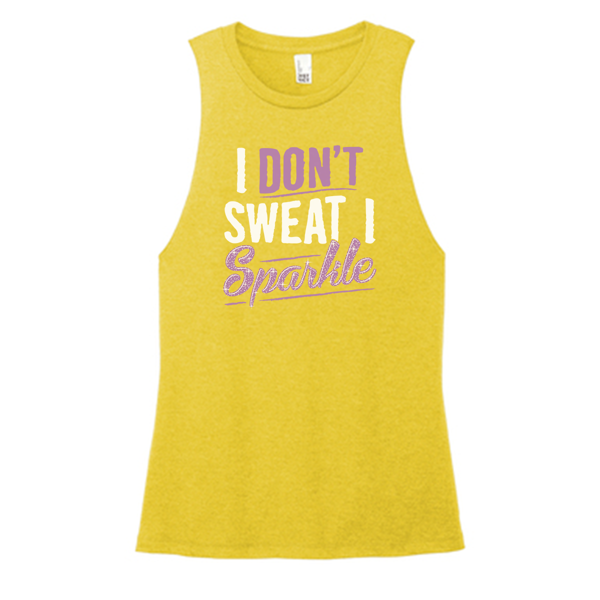 I Sparkle Color Muscle Tank