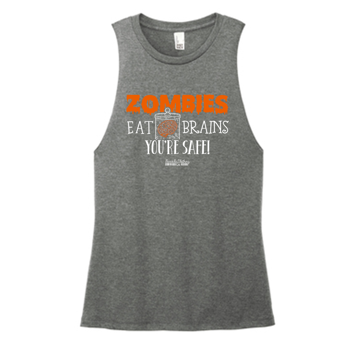 Zombie Brains Color Muscle Tank