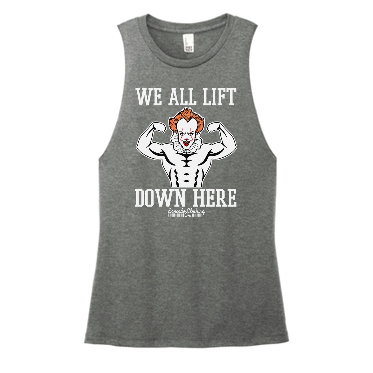 We All Lift Down Here Color Muscle Tank