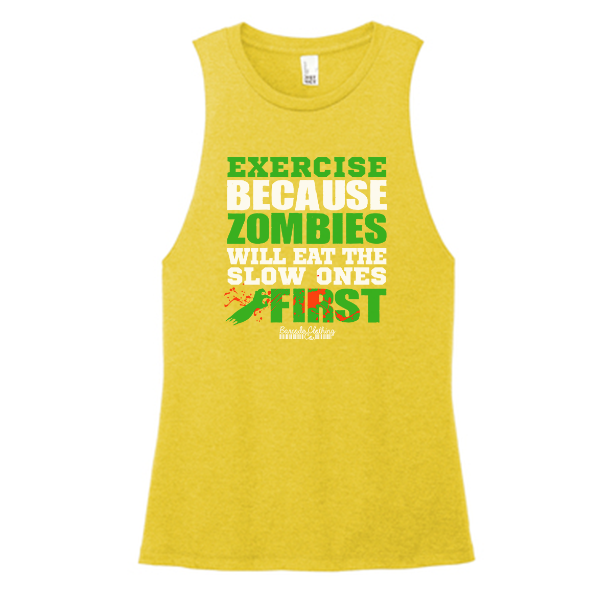 Exercise Because Color Muscle Tank