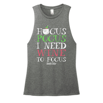 Hocus Pocus Wine Color Muscle Tank