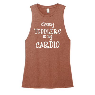 Chasing Toddlers Color Muscle Tank