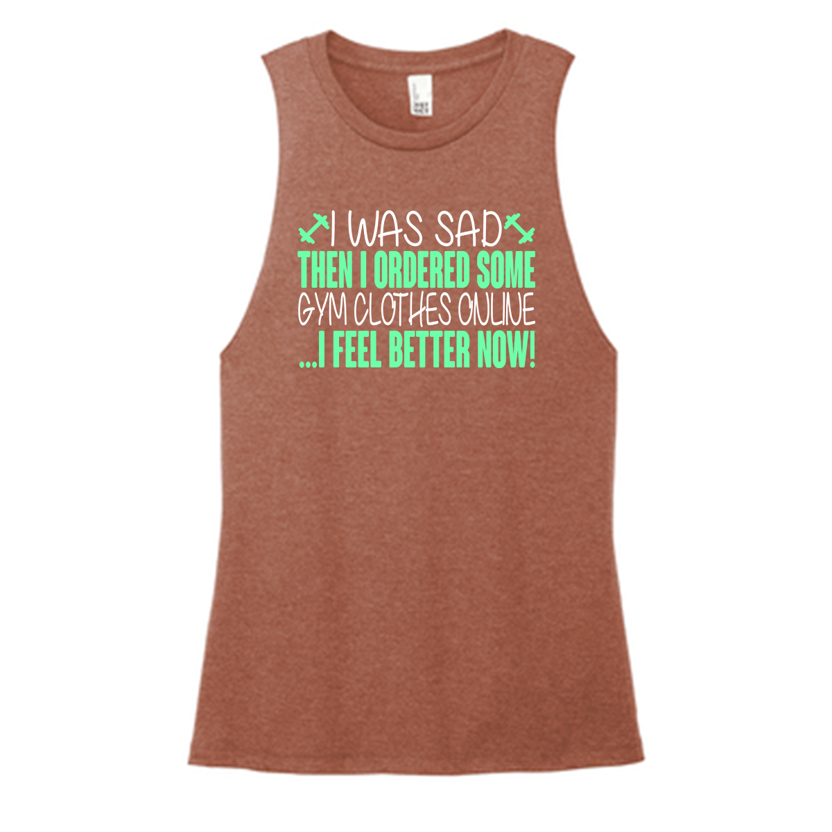 I Was Sad Color Muscle Tank