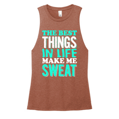Make Me Sweat Color Muscle Tank