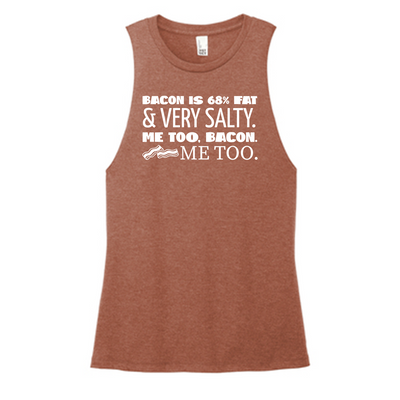 Bacon Salty Color Muscle Tank