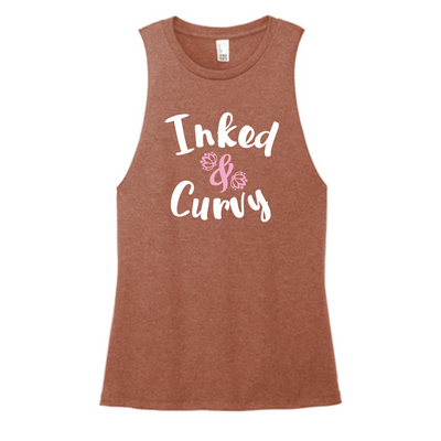 Inked & Curvy Color Muscle Tank