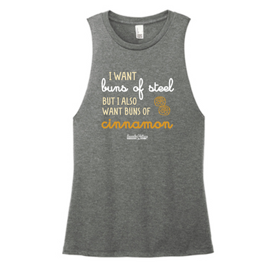 Cinnamon Buns Color Muscle Tank