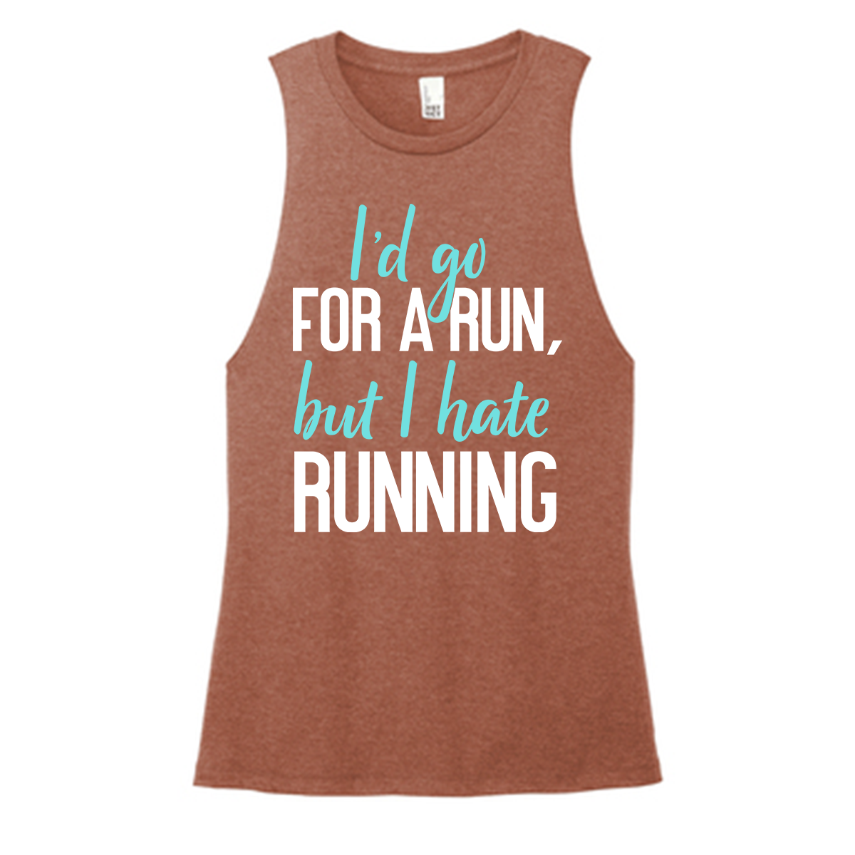 Go For A Run Color Muscle Tank