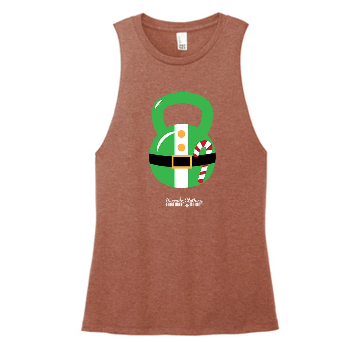 Elf Kettlebell Color Muscle Tank