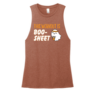 Boo-Sheet Color Muscle Tank
