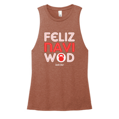 Feliz Navi Wod Color Muscle Tank