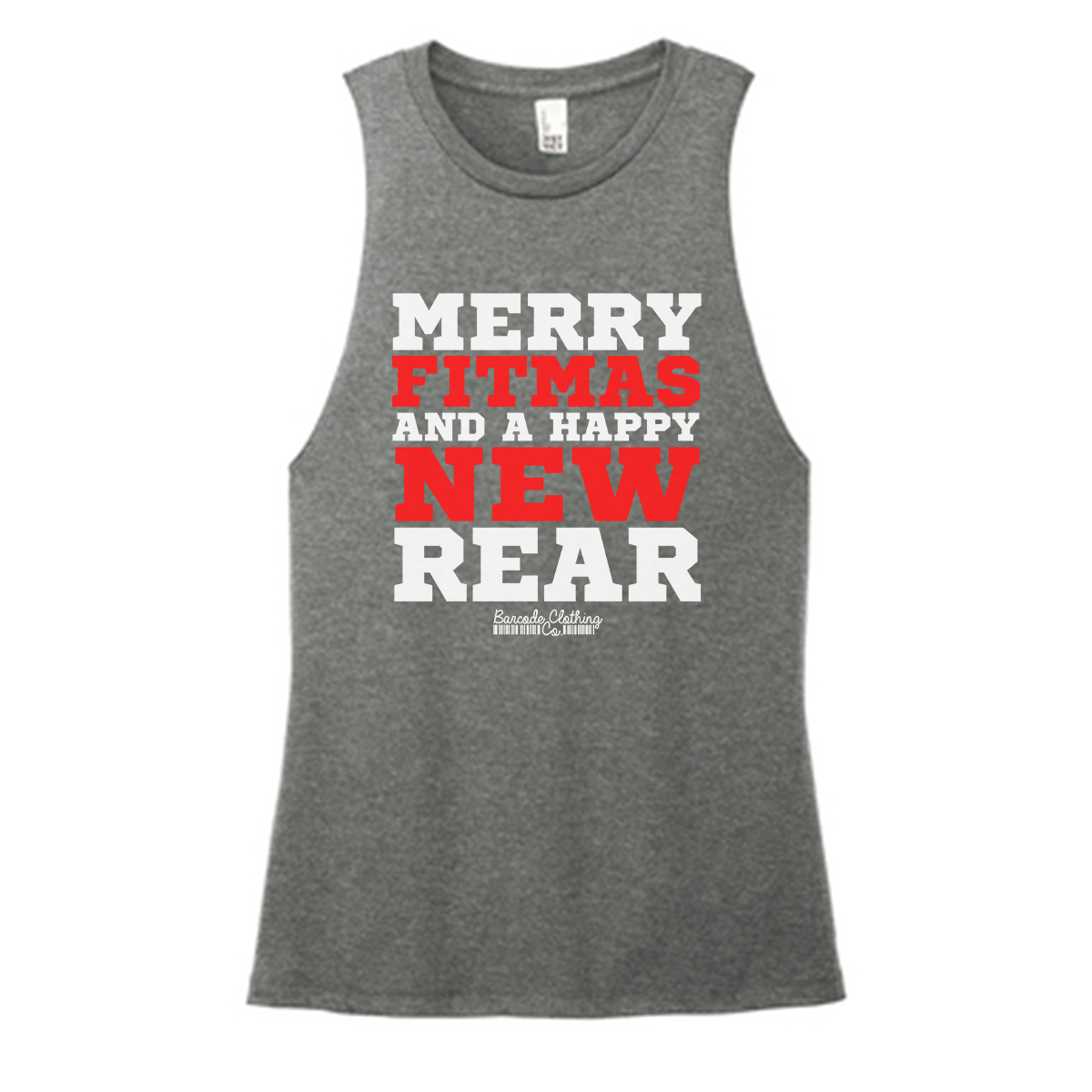 Merry Fitmas and a Happy New Rear Color Muscle Tank