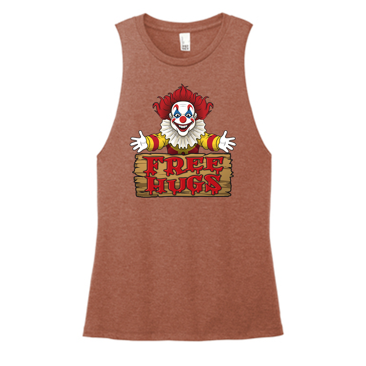 Free Hugs Color Muscle Tank