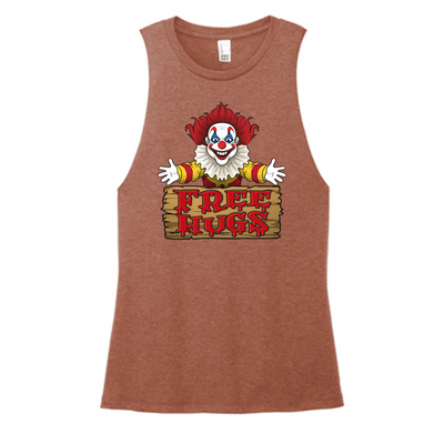 Free Hugs Color Muscle Tank
