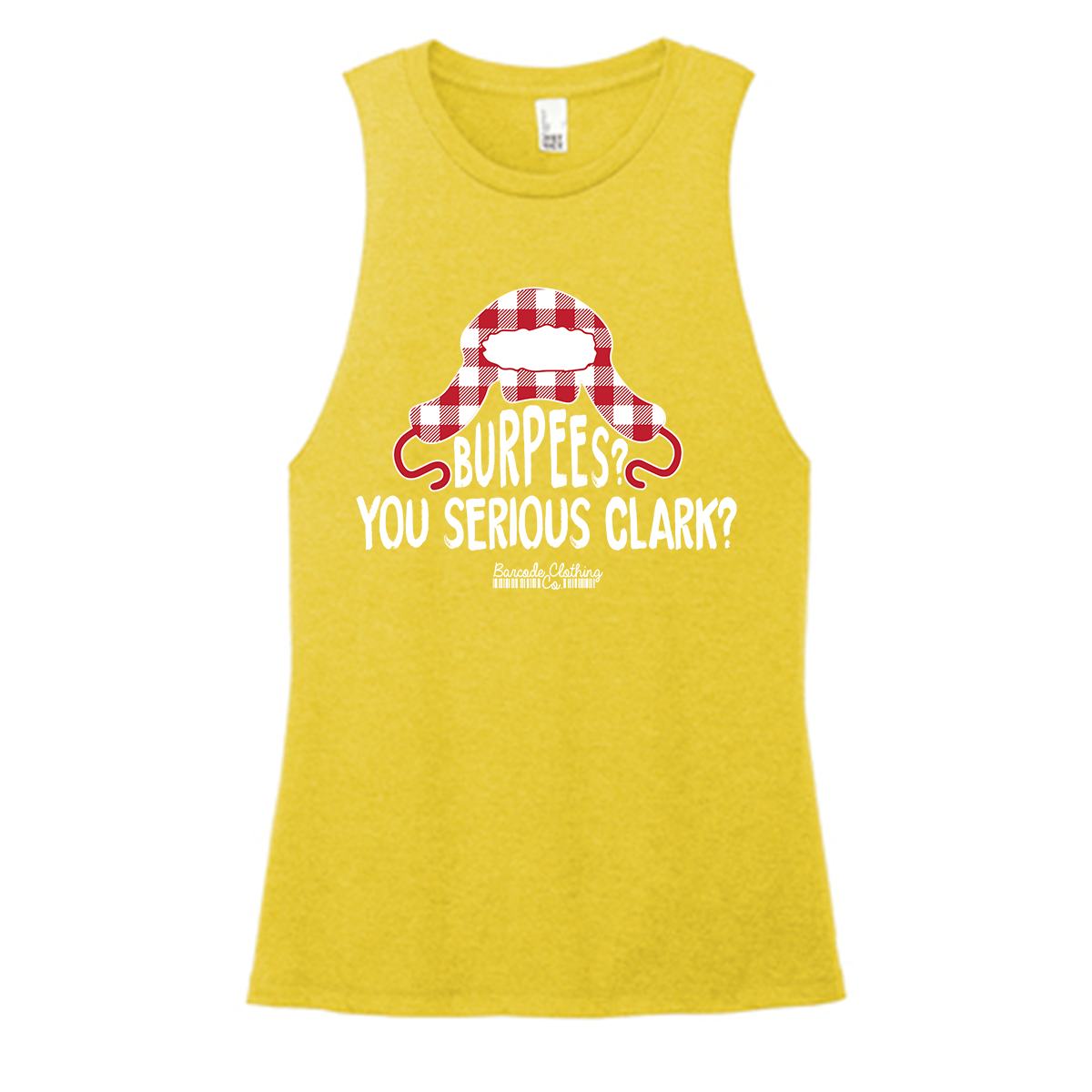 Burpees Clark Color Muscle Tank