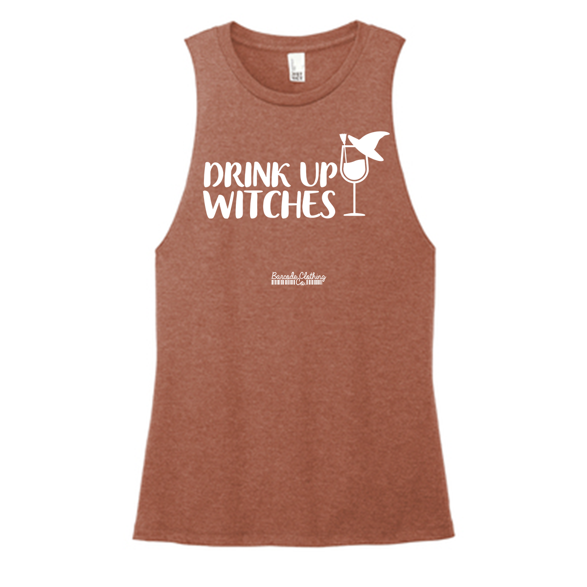 Drink Up Witches Color Muscle Tank