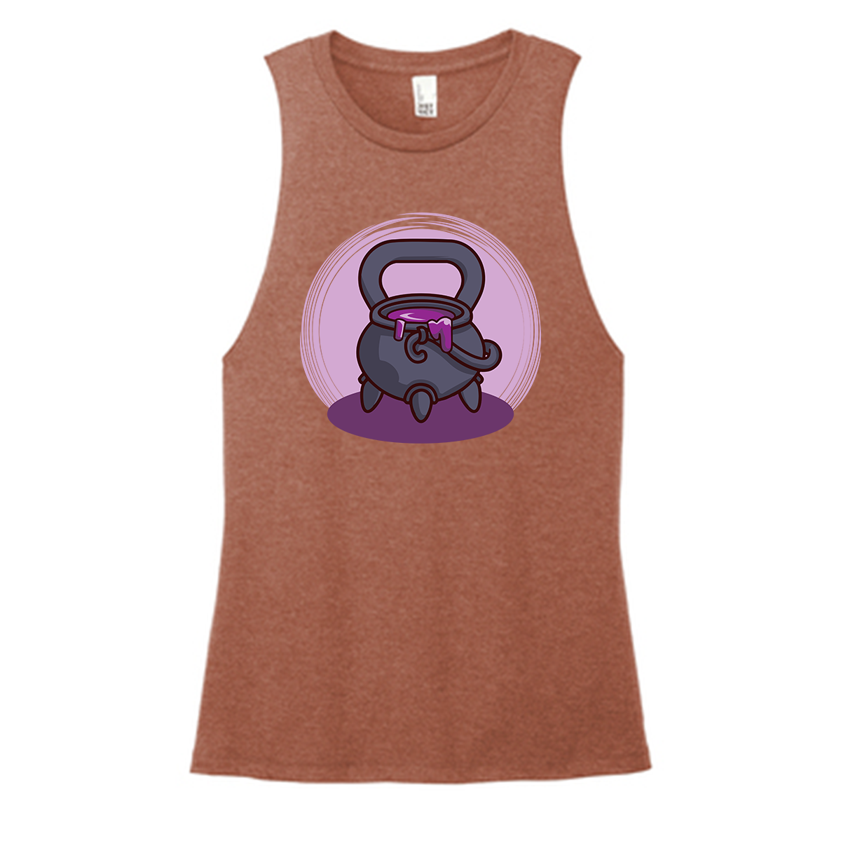 Kettlebell Couldron Color Muscle Tank