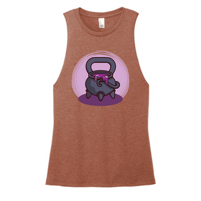 Kettlebell Couldron Color Muscle Tank