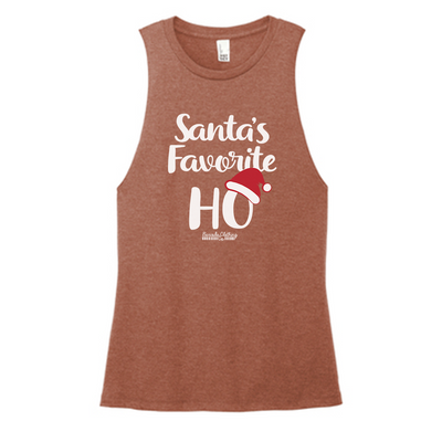 Santa's Favorite Ho Color Muscle Tank