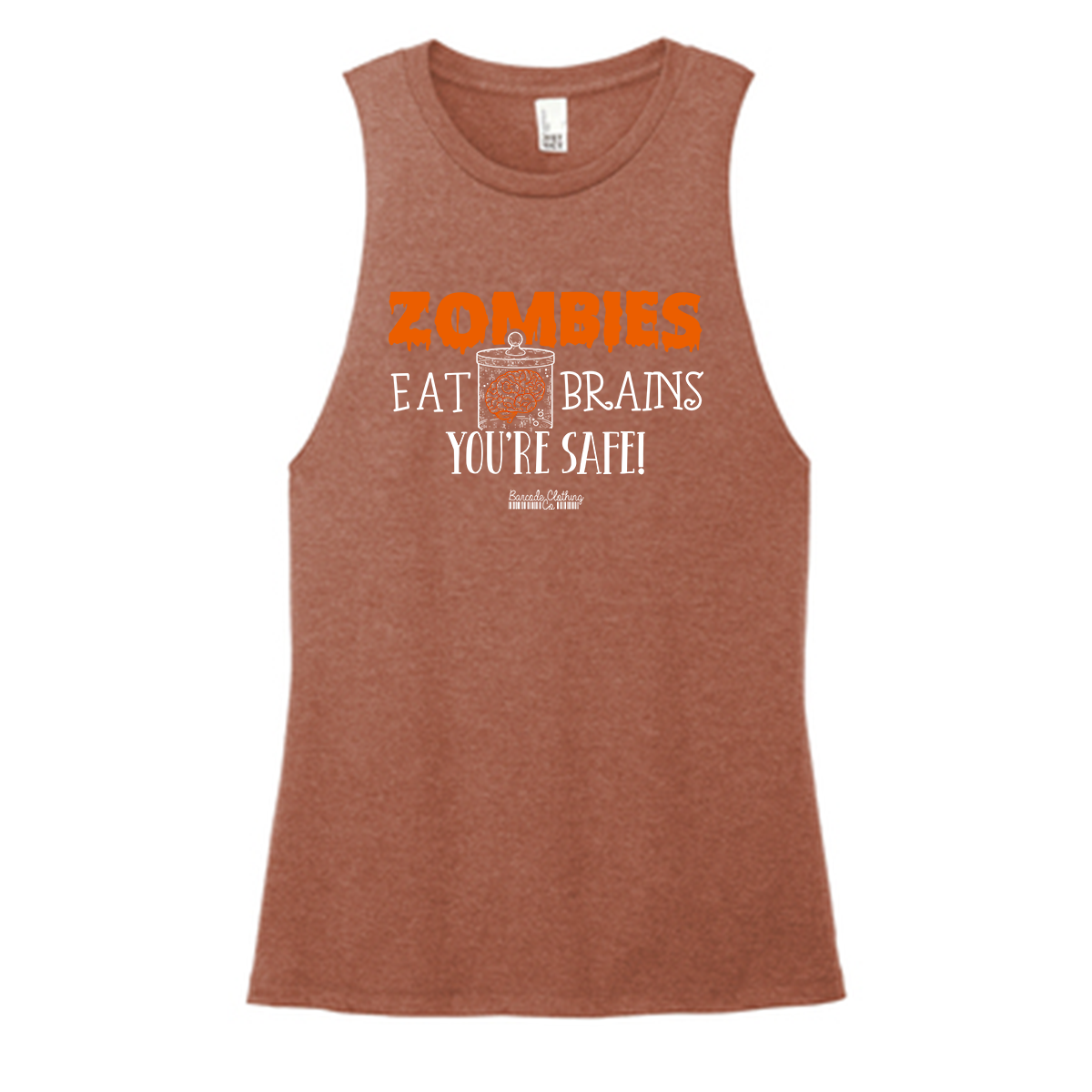 Zombie Brains Color Muscle Tank