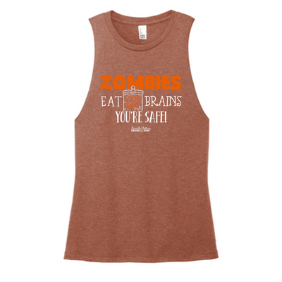 Zombie Brains Color Muscle Tank
