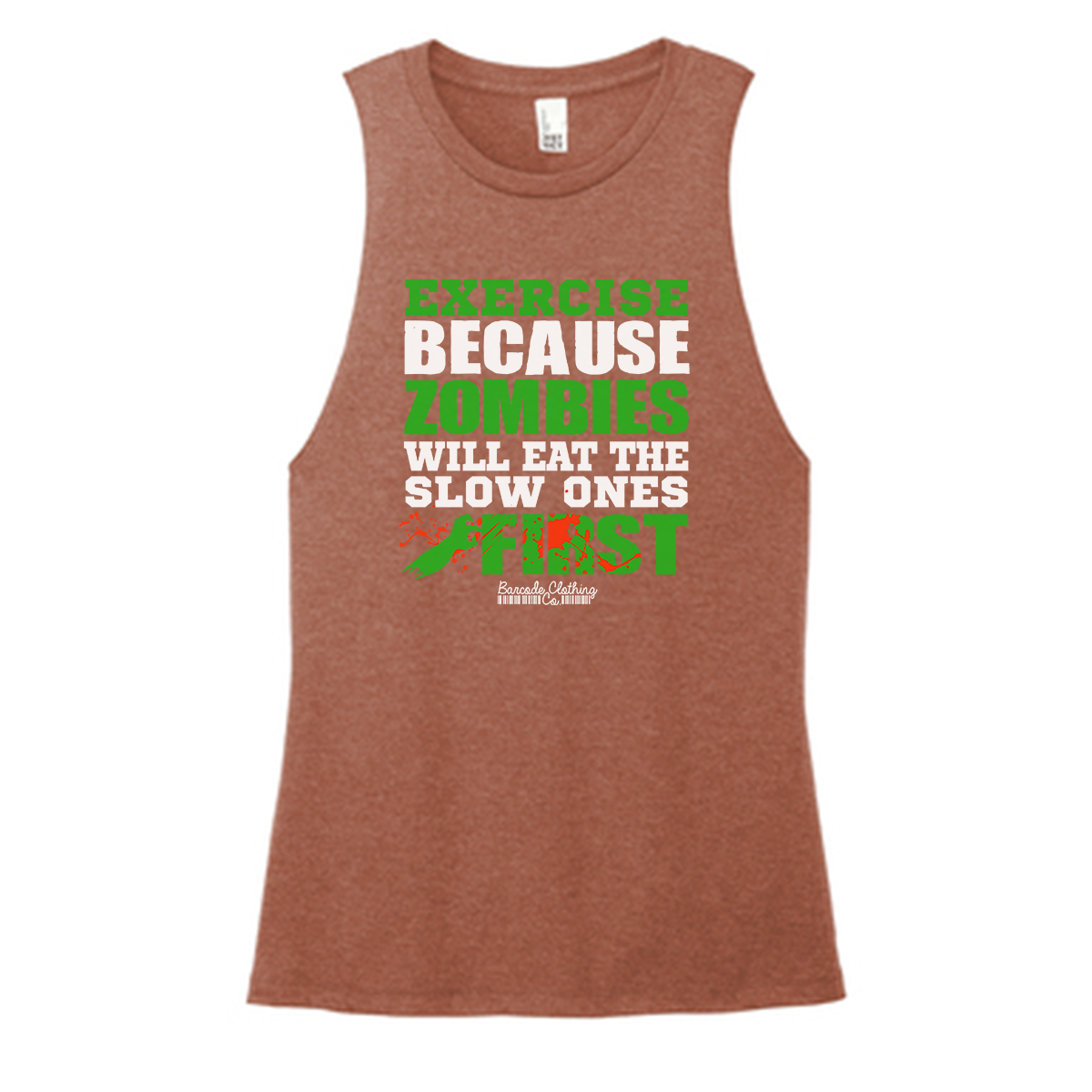 Exercise Because Color Muscle Tank