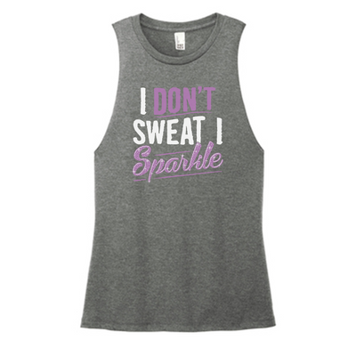 I Sparkle Color Muscle Tank