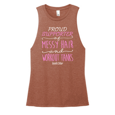 Proud Supporter Workout Tanks Color Muscle Tank