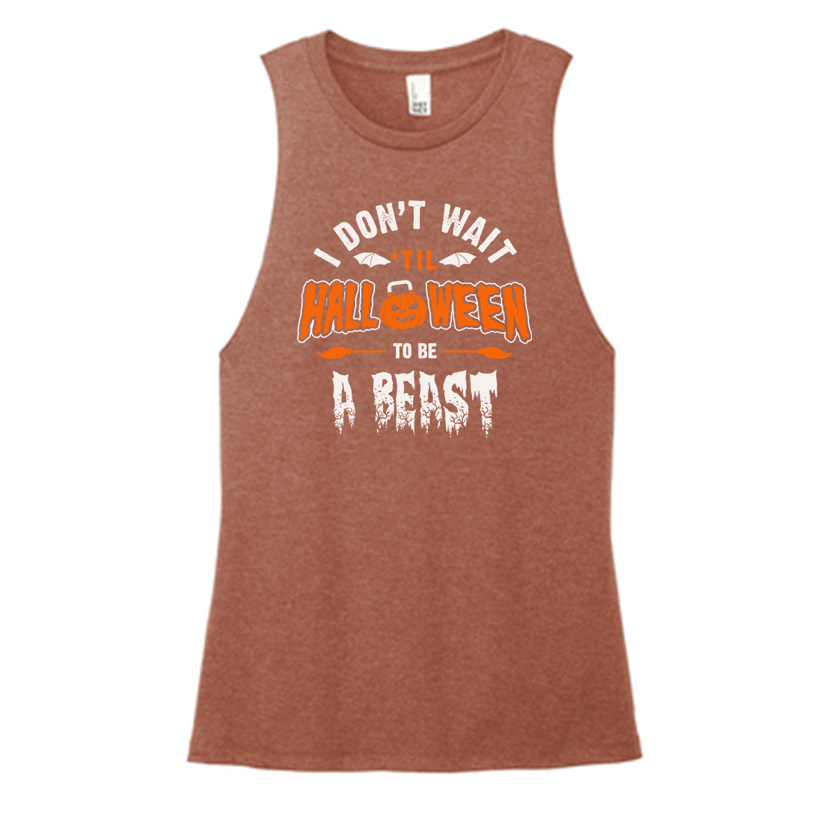 Halloween Beast Color Muscle Tank