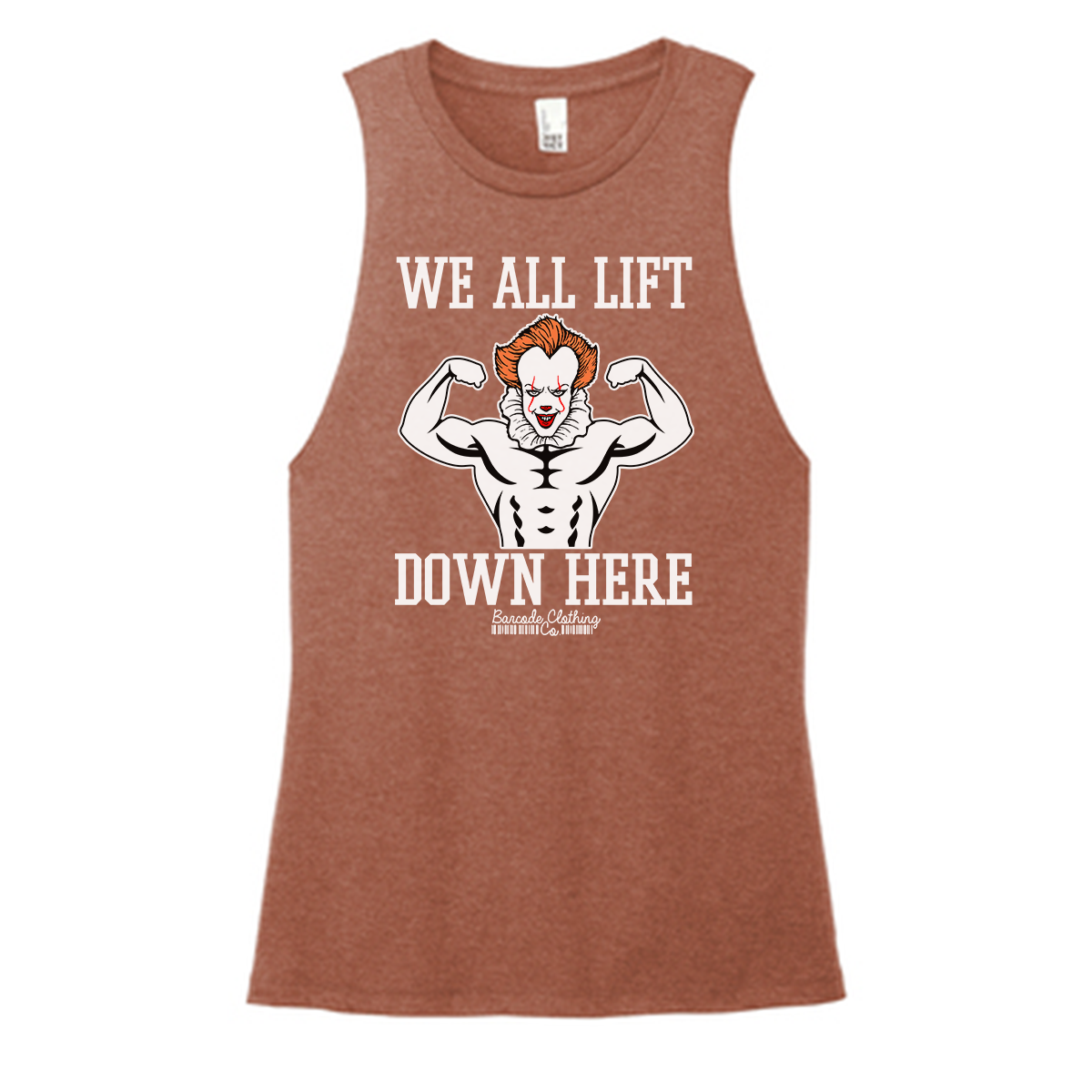 We All Lift Down Here Color Muscle Tank