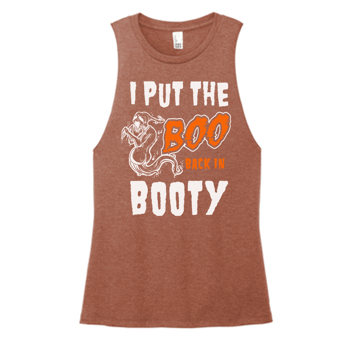 Boo Back In Booty Color Muscle Tank