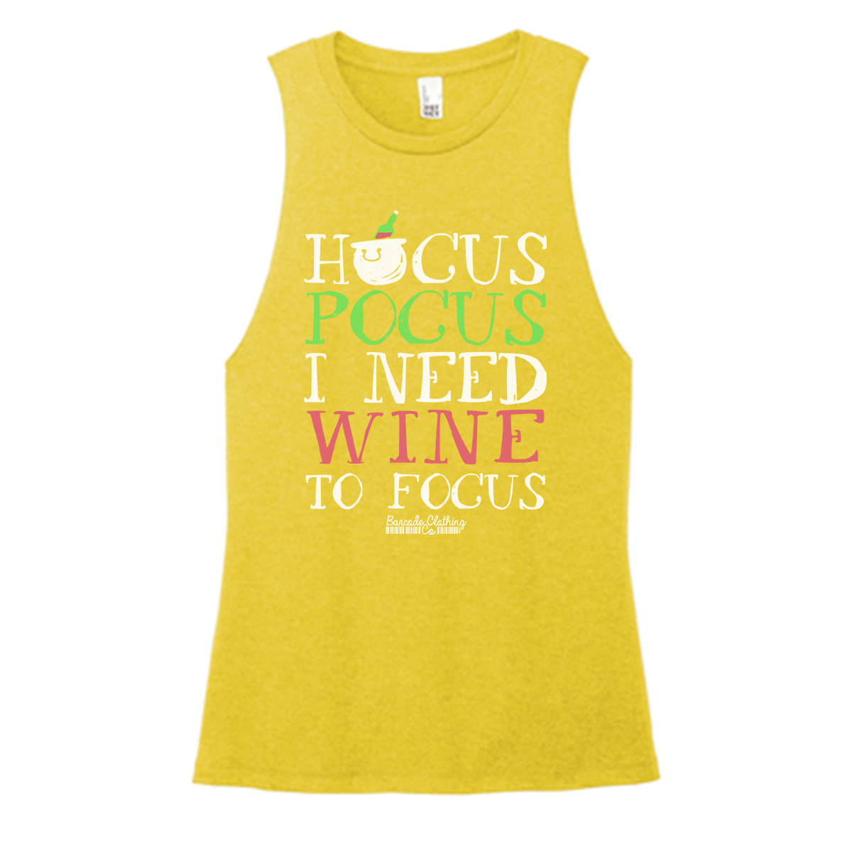 Hocus Pocus Wine Color Muscle Tank