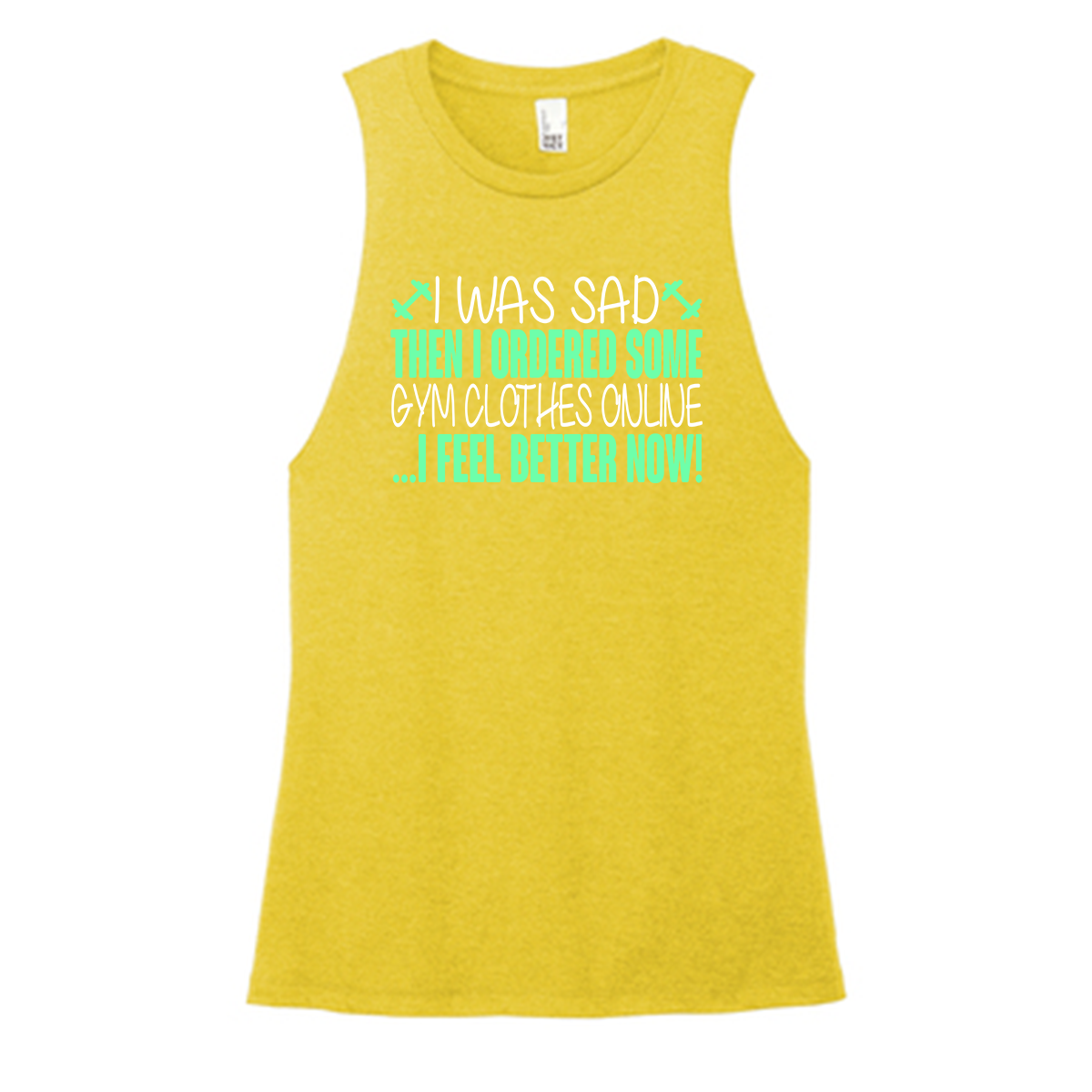 I Was Sad Color Muscle Tank